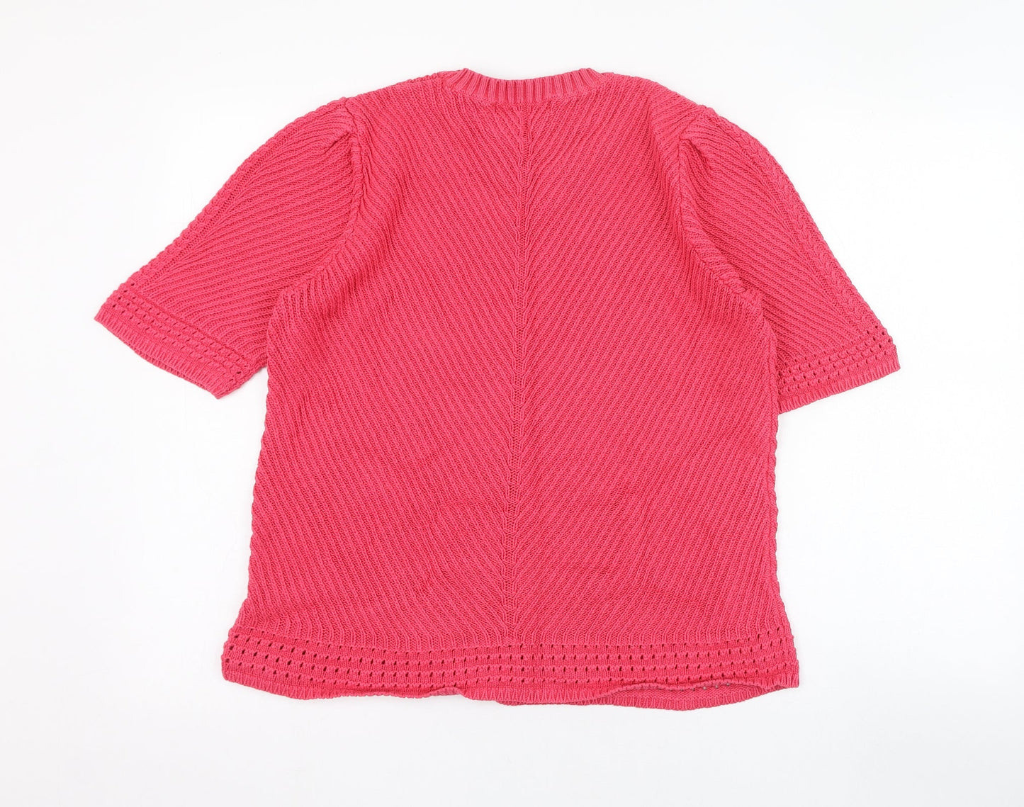 Womens UK Size 16 Marks and Spencer Pink Pullover Jumper