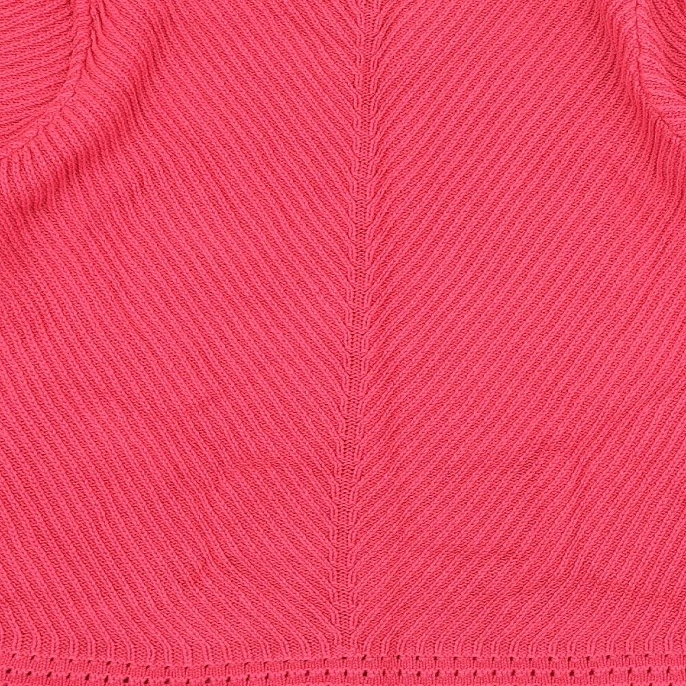 Womens UK Size 16 Marks and Spencer Pink Pullover Jumper