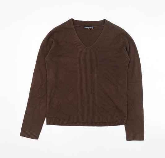 Womens UK Size S Debbie Morgan Brown Pullover Jumper