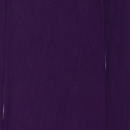 Oasis Womens Purple  Viscose Pencil Dress  Size S  Round Neck Pullover