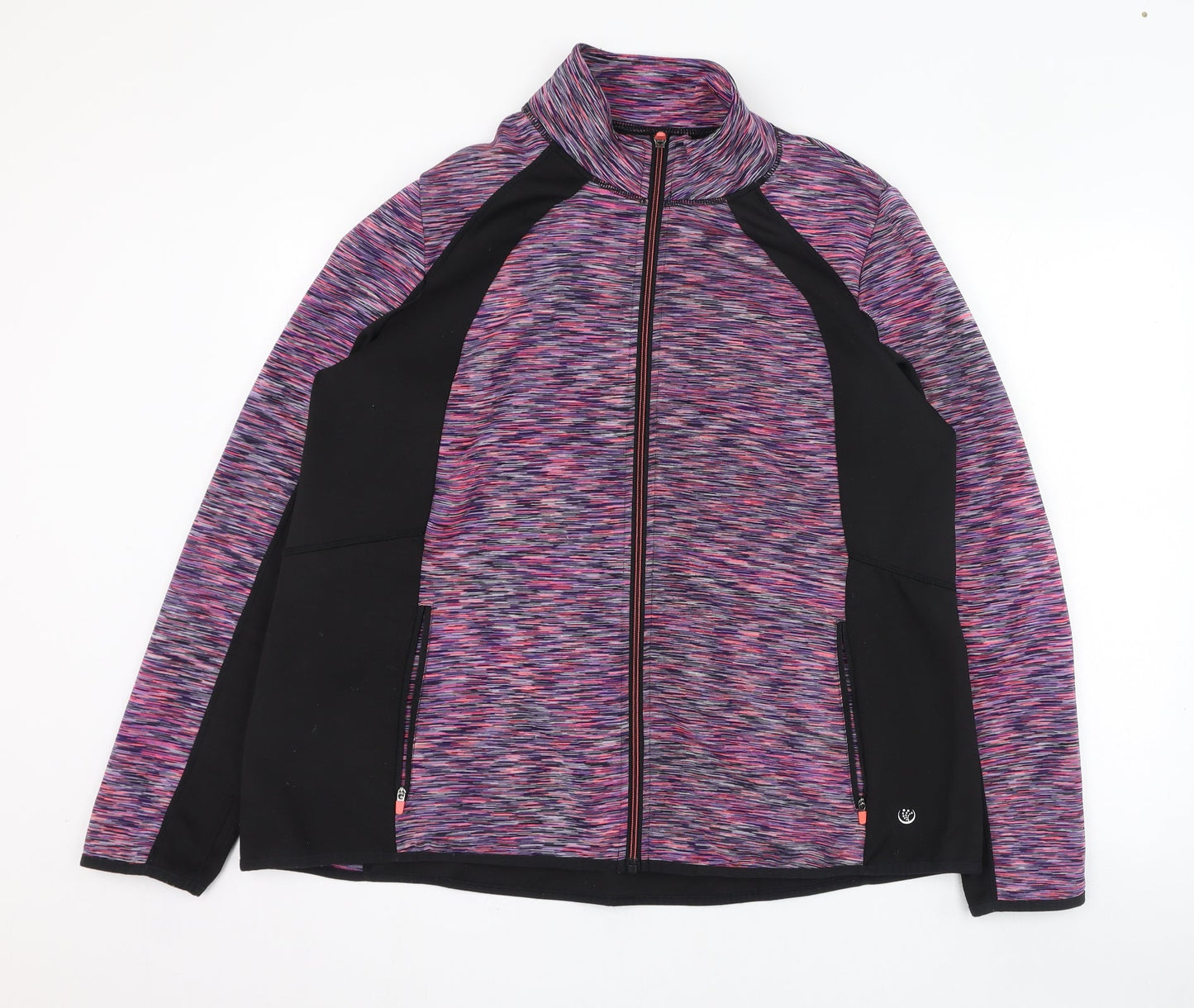 Womens UK Size XL Dunnes Stores Pink Full Zip Sweatshirt