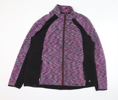 Womens UK Size XL Dunnes Stores Pink Full Zip Sweatshirt