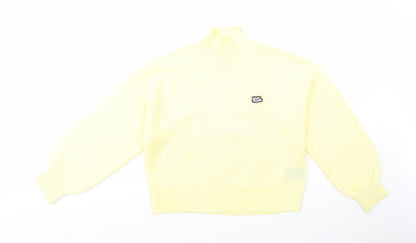 Womens UK Size XS H&M Yellow Pullover Jumper