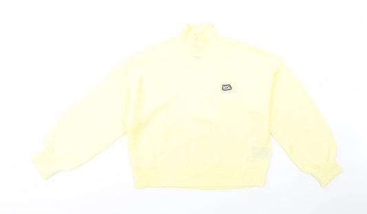 Womens UK Size XS H&M Yellow Pullover Jumper