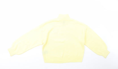 Womens UK Size XS H&M Yellow Pullover Jumper