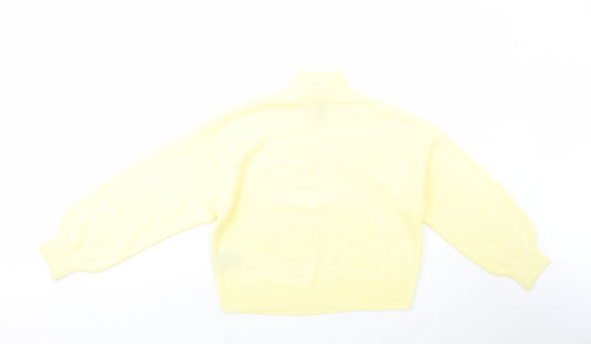 Womens UK Size XS H&M Yellow Pullover Jumper