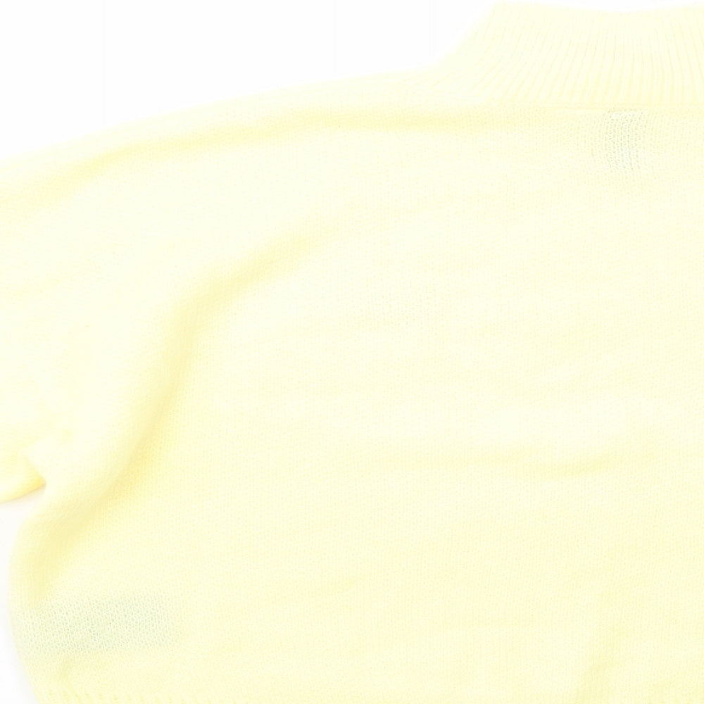Womens UK Size XS H&M Yellow Pullover Jumper