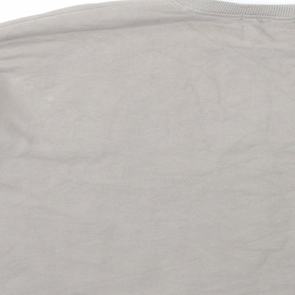 Another Version Womens Grey  Cotton Pullover Sweatshirt Size L  Pullover