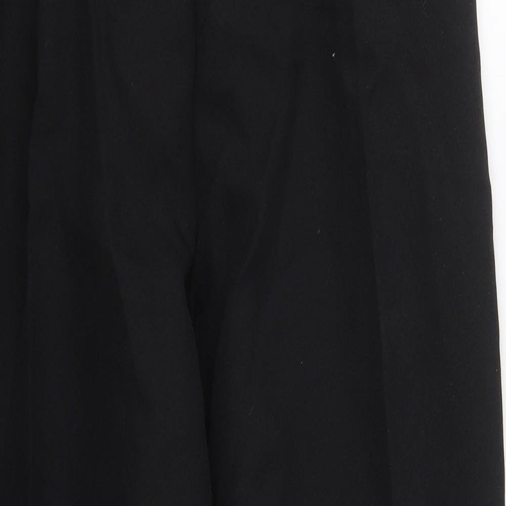 Womens UK Size 30 in Preworn Regular Fit  Black Trousers