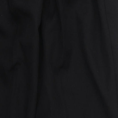 Womens UK Size 30 in Preworn Regular Fit  Black Trousers