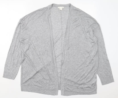 Womens UK Size L H&M Grey Cardigan Jumper