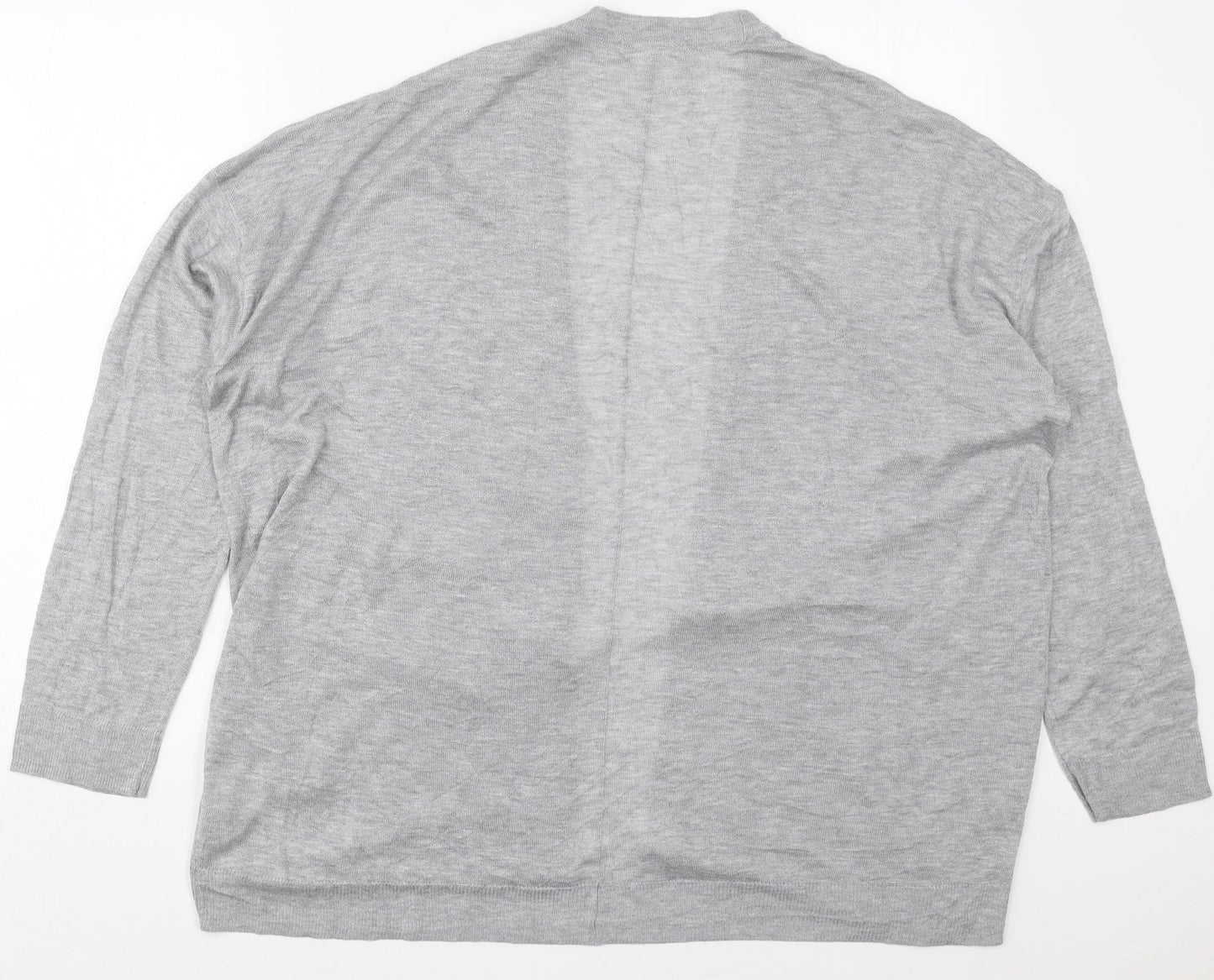 Womens UK Size L H&M Grey Cardigan Jumper