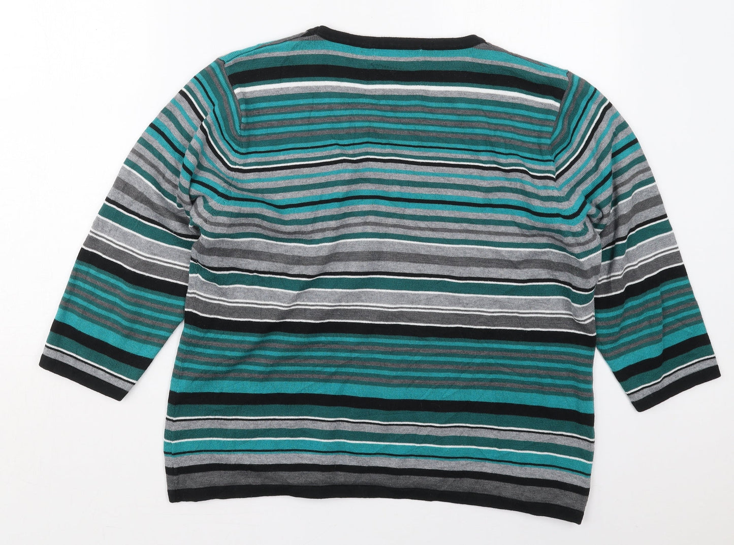 Womens UK Size XL Fabrizio Green Pullover Jumper