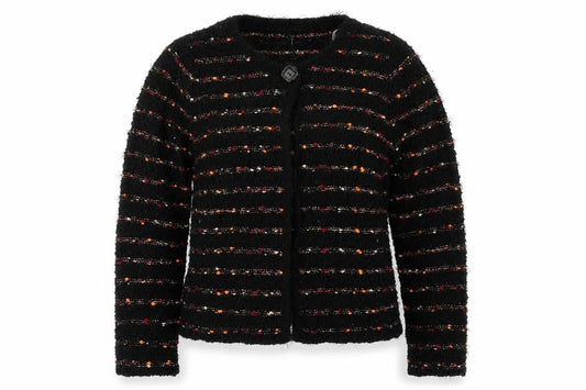 Womens UK Size S Chianti Black Cape Jumper