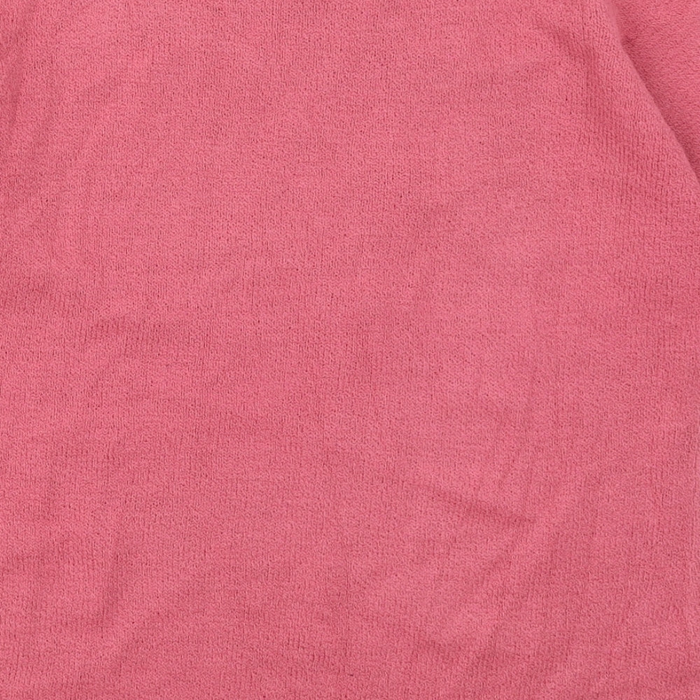 Womens UK Size 14 EWM Pink Pullover Jumper