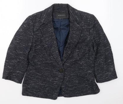 Womens UK Size 12 Alex & Co Regular Blue Blazer