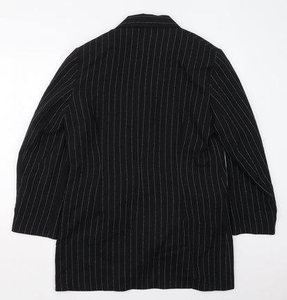Womens UK Size 14 ELVI Regular Black Suit Jacket