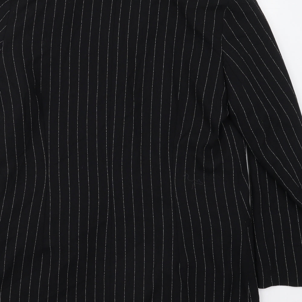 Womens UK Size 14 ELVI Regular Black Suit Jacket