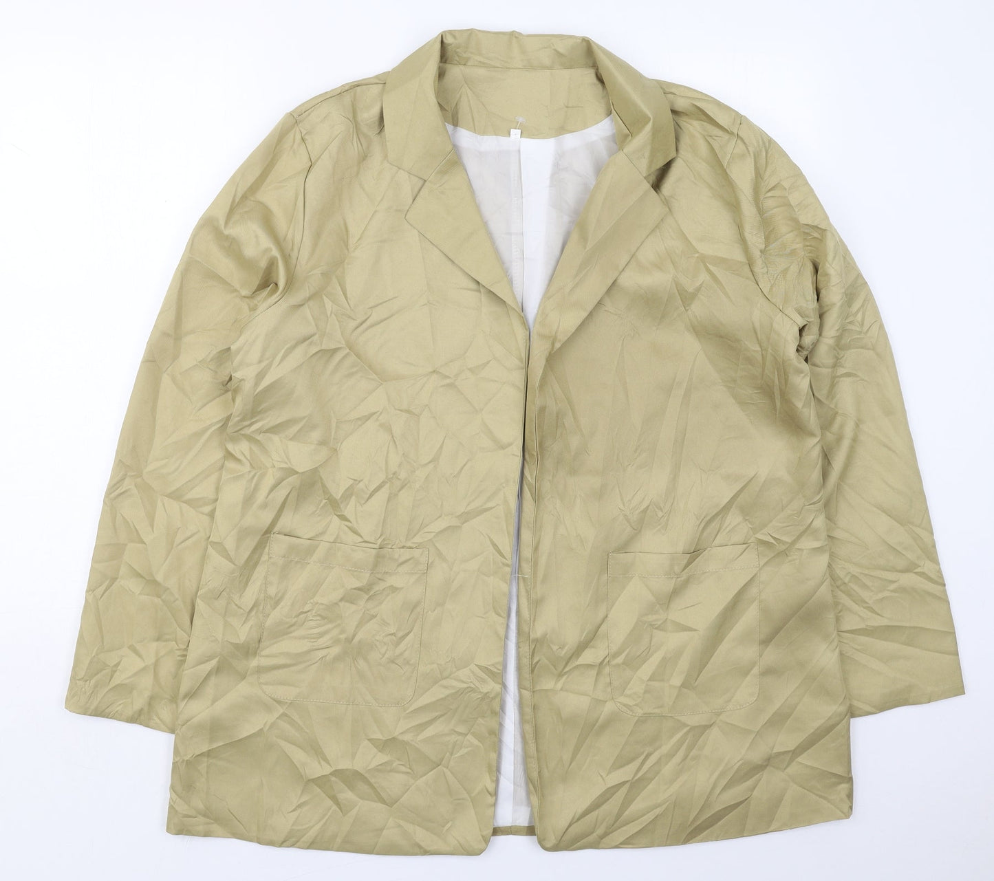 Womens UK Size 4XL Preworn Beige Jacket