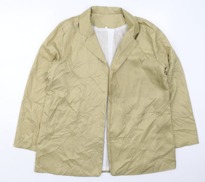 Womens UK Size 4XL Preworn Beige Jacket