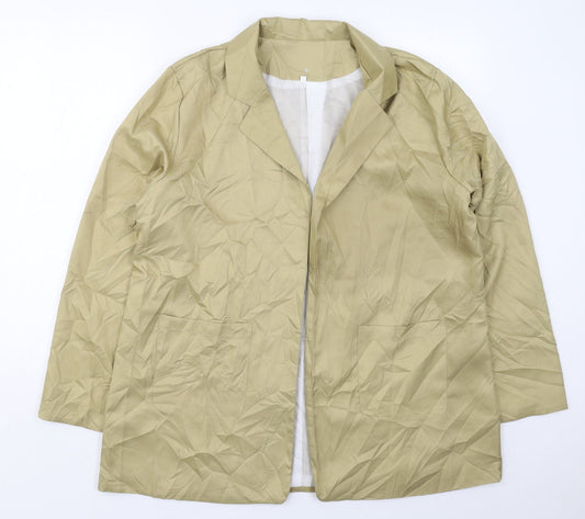 Womens UK Size 4XL Preworn Beige Jacket