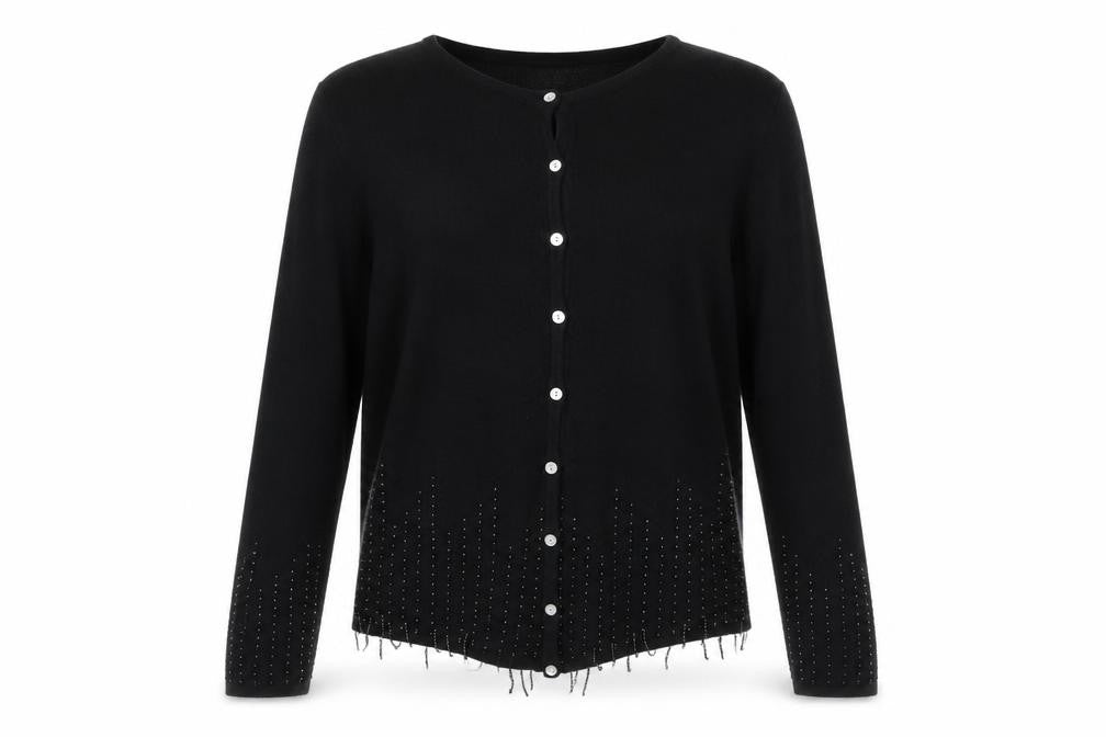 Womens UK Size M OPUS Black Cardigan Jumper