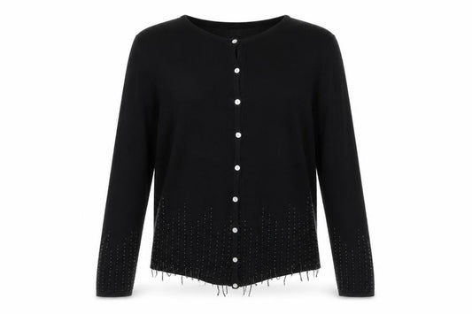 Womens UK Size M OPUS Black Cardigan Jumper