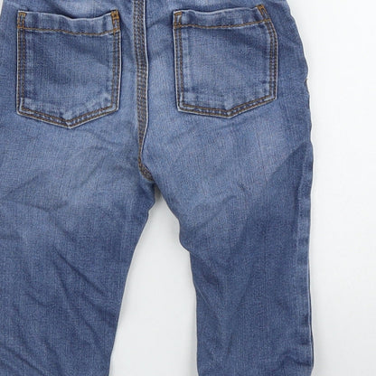 F&F Boys Blue  Cotton Jogger Jeans Size 9 Months  Pullover