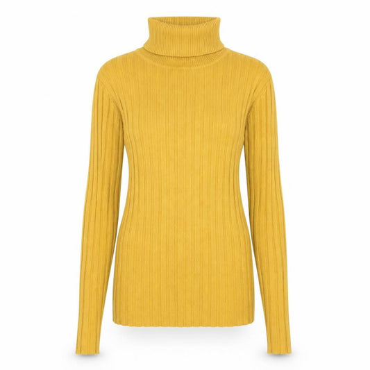 Womens UK Size S QED London Yellow Pullover Jumper
