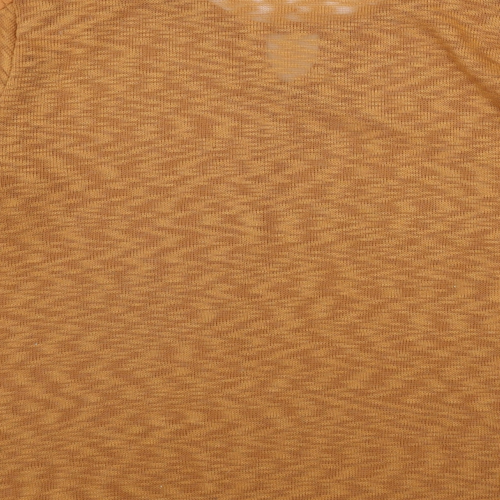 Womens UK Size 2XL Natura Orange Basic T-Shirt