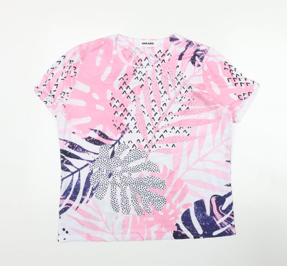 Womens UK Size 12 Gerard Pink Basic T-Shirt