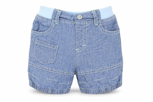TU Boys Blue  Cotton Cropped Jeans Size 3-6 Months