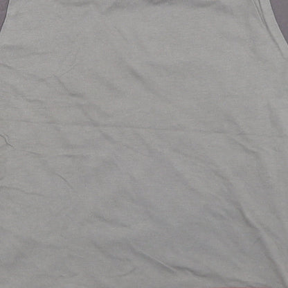 Marks and Spencer Boys Grey  Cotton Basic T-Shirt Size 3-4 Years Crew Neck  - Liverpool FC