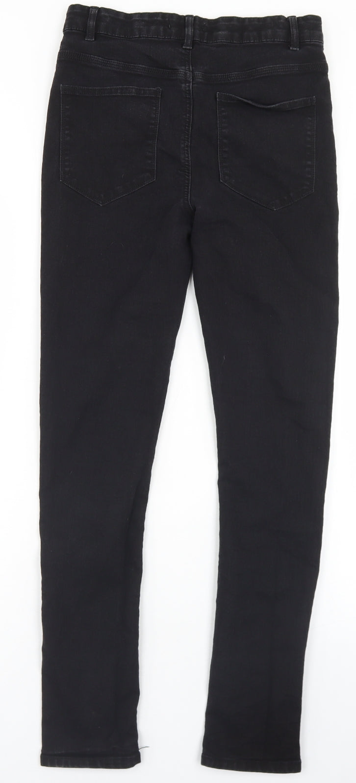 Studio Girls Black  Cotton Skinny Jeans Size 13-14 Years  Regular Button