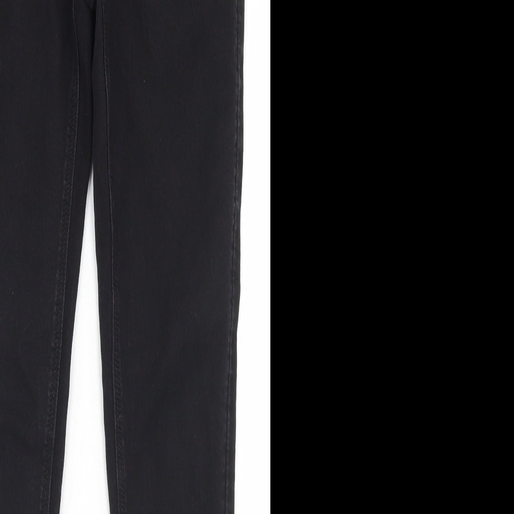 Studio Girls Black  Cotton Skinny Jeans Size 13-14 Years  Regular Button