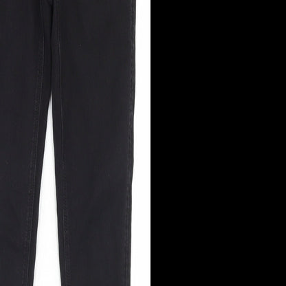 Studio Girls Black  Cotton Skinny Jeans Size 13-14 Years  Regular Button