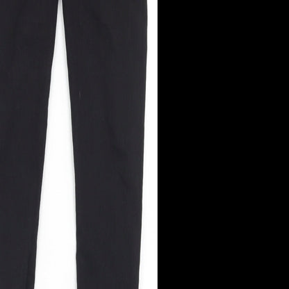 Studio Girls Black  Cotton Skinny Jeans Size 13-14 Years  Regular Button