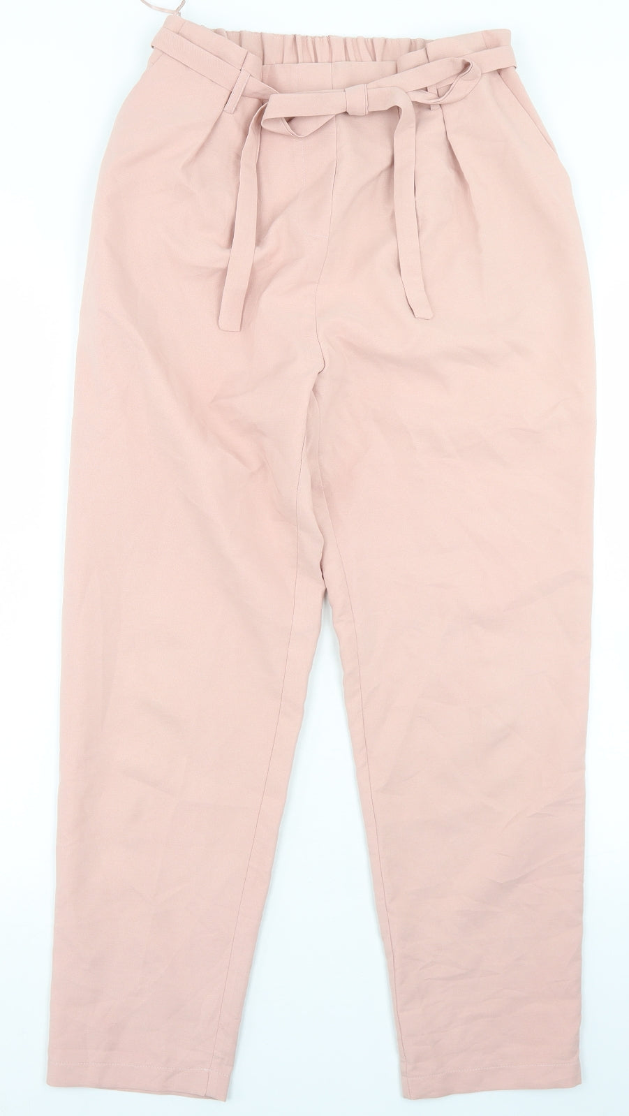 Lexie & Lola Womens Pink  Polyester Trousers  Size 12 L26 in Regular