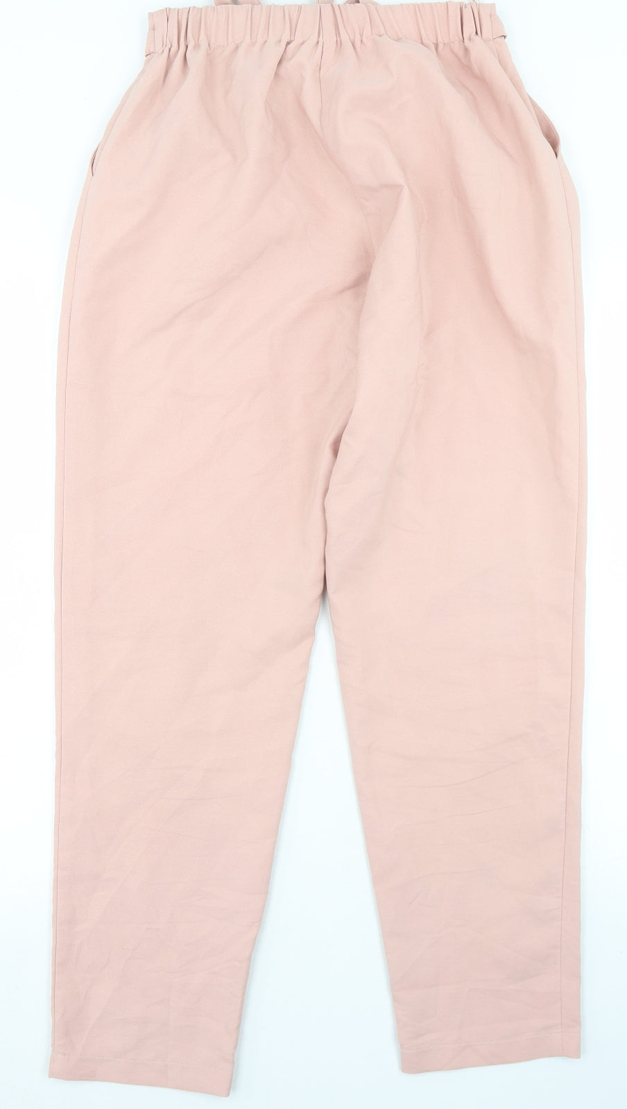Lexie & Lola Womens Pink  Polyester Trousers  Size 12 L26 in Regular