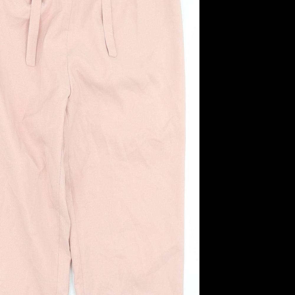 Lexie & Lola Womens Pink  Polyester Trousers  Size 12 L26 in Regular