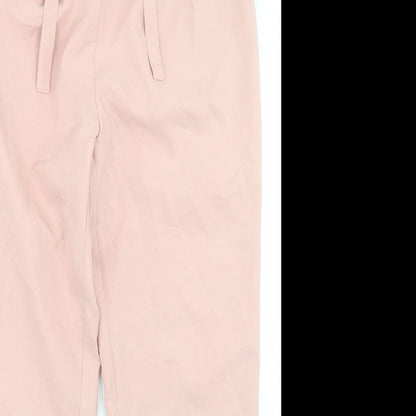 Lexie & Lola Womens Pink  Polyester Trousers  Size 12 L26 in Regular