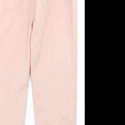Lexie & Lola Womens Pink  Polyester Trousers  Size 12 L26 in Regular