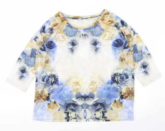 Womens UK Size 8 NEXT Multicoloured Basic T-Shirt