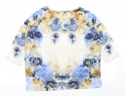 Womens UK Size 8 NEXT Multicoloured Basic T-Shirt