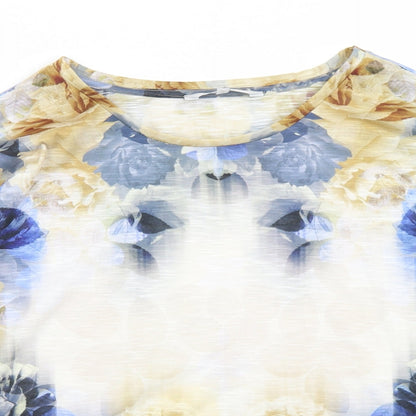 Womens UK Size 8 NEXT Multicoloured Basic T-Shirt