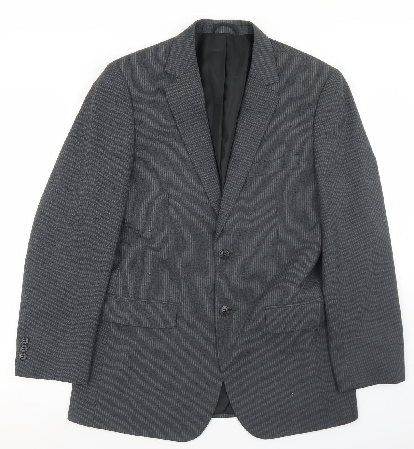Mens UK Size 38 Jack Reid Regular Grey Suit Jacket