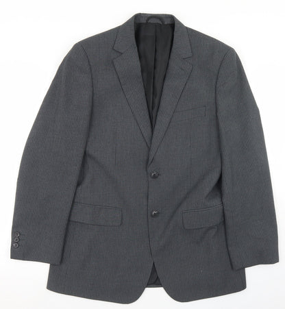 Mens UK Size 38 Jack Reid Regular Grey Suit Jacket