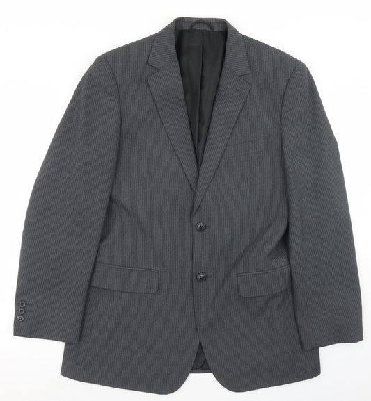 Mens UK Size 38 Jack Reid Regular Grey Suit Jacket