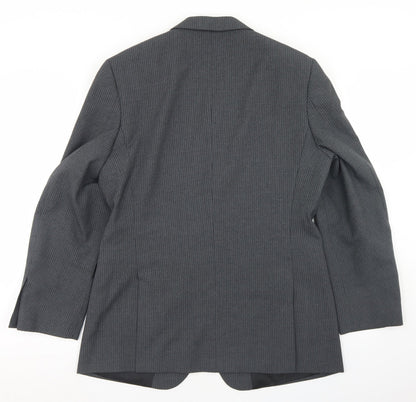 Mens UK Size 38 Jack Reid Regular Grey Suit Jacket