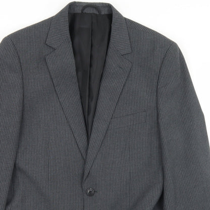 Mens UK Size 38 Jack Reid Regular Grey Suit Jacket